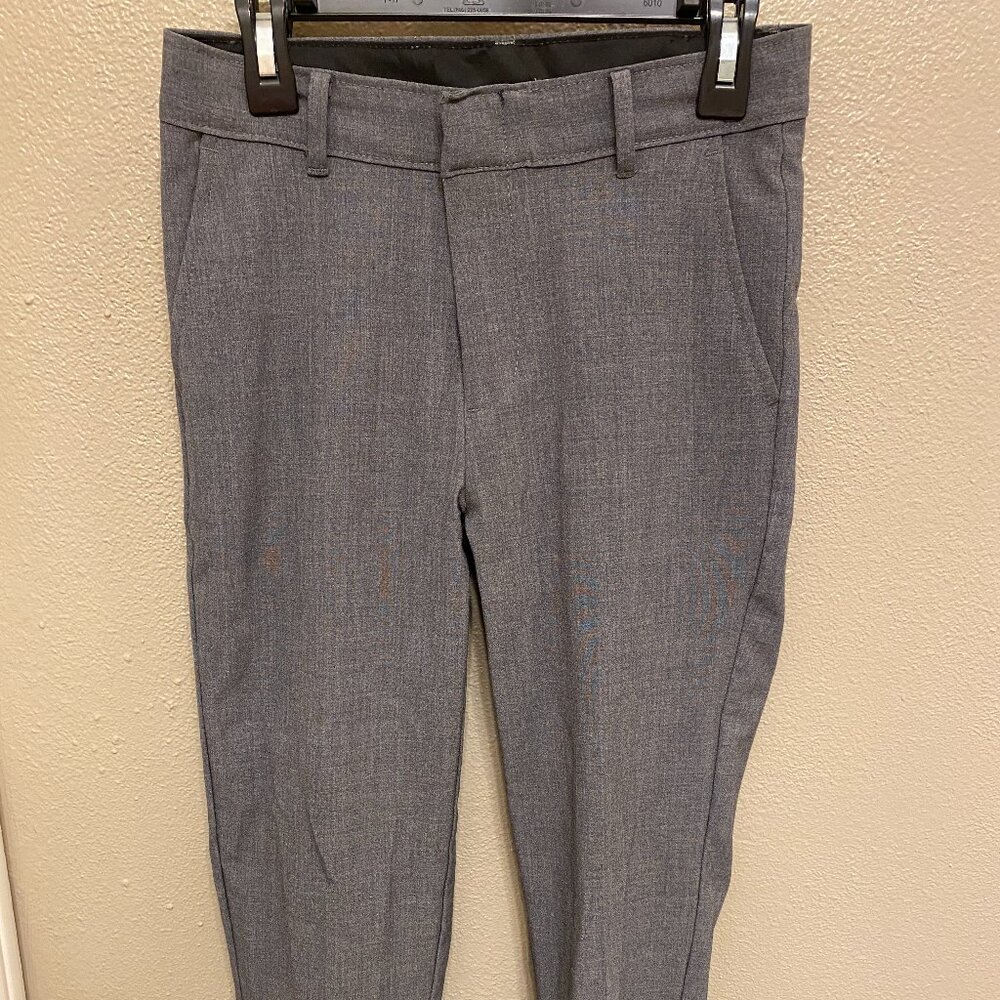 Boys dress pants, size 8R, charcoal grey